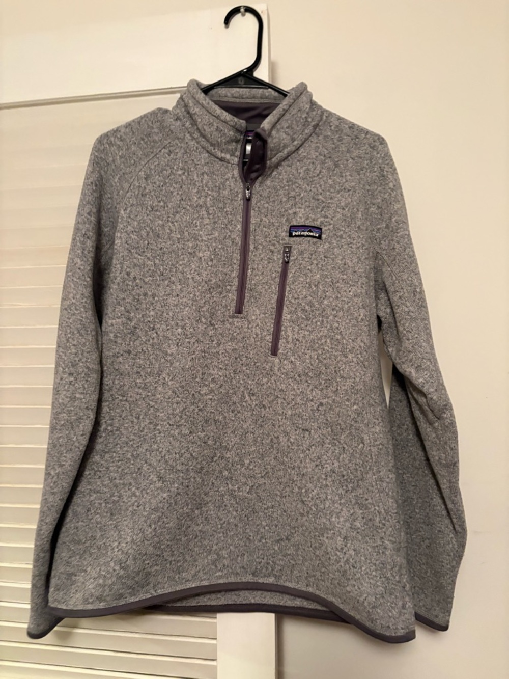Patagonia Men's Zip-Neck Fleece Pullover - Gray